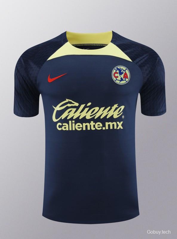 24/25 Club America Navy Short Sleeve Jeresy+Shorts