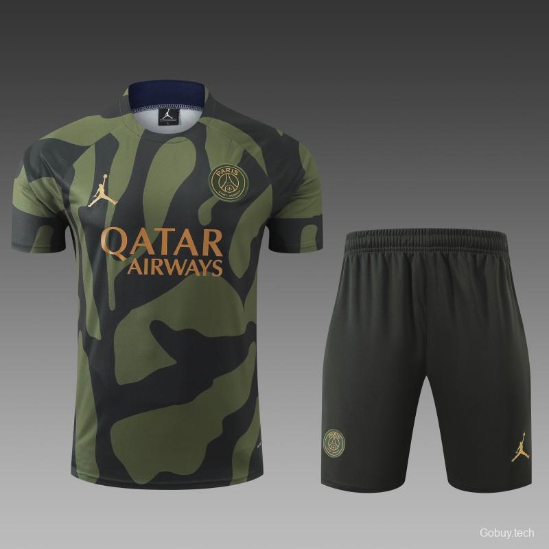 23/24 PSG Camouflage Short Sleeve Jersey+Shorts