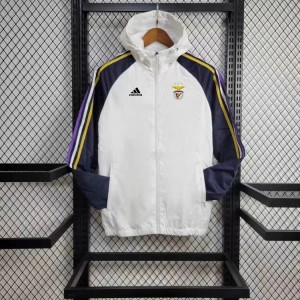 24/25 Benfica White Windbreaker