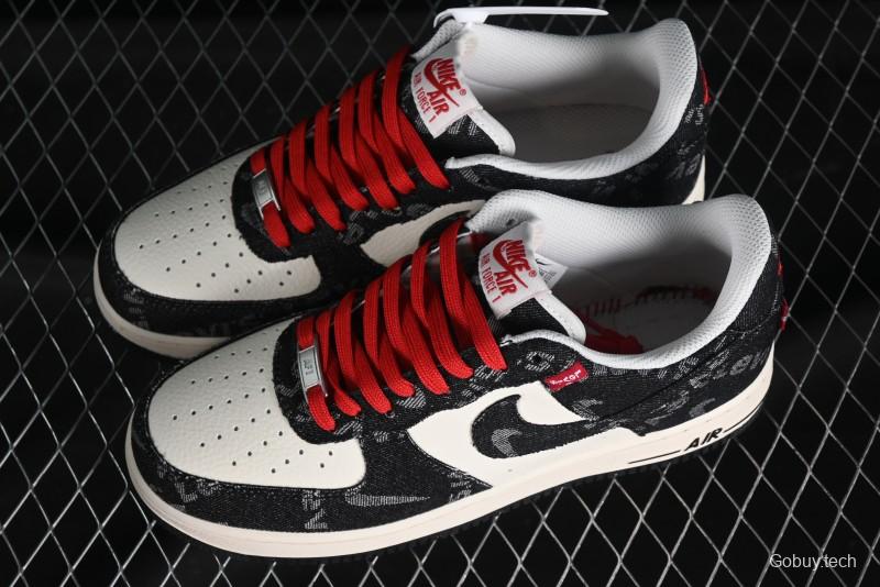 Nike Air Force 1'07 Low Joint Customized Casual Sneakers