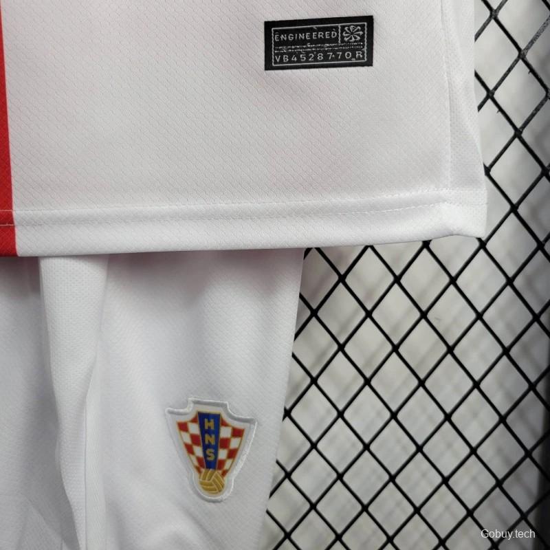 2024 KIDS Croatia Home Jersey