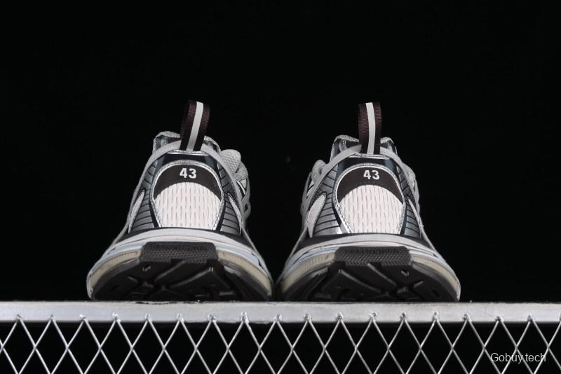 Balenciaga Phantom Sneaker 10th Generation Lace-Up Running Shoes with Transparent Heel Strap - W3XLL2097
