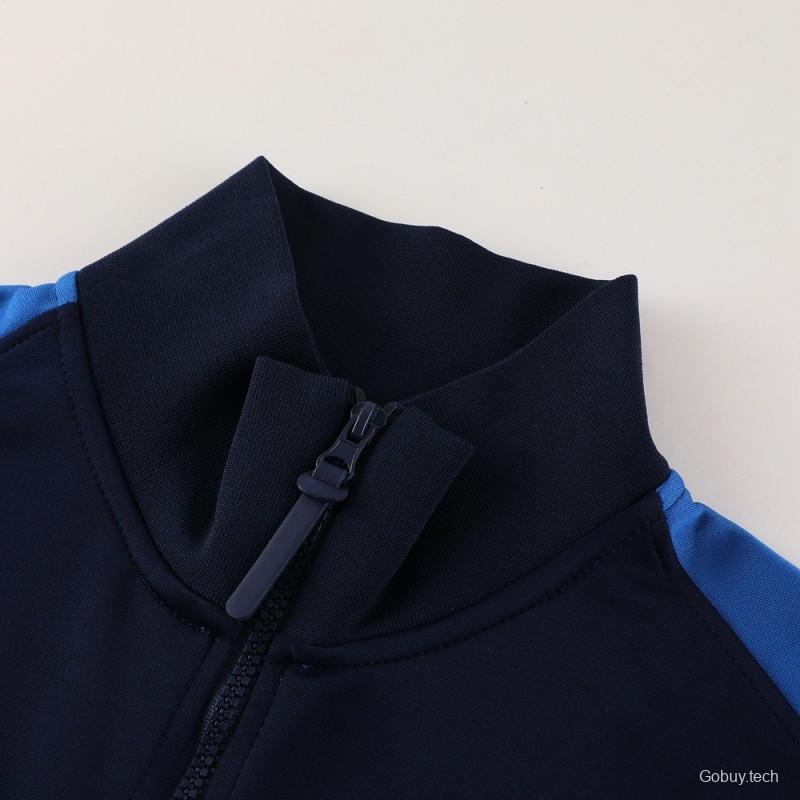 24/25 Nike Navy/Blue Full Zipper Jacket +Long Pants