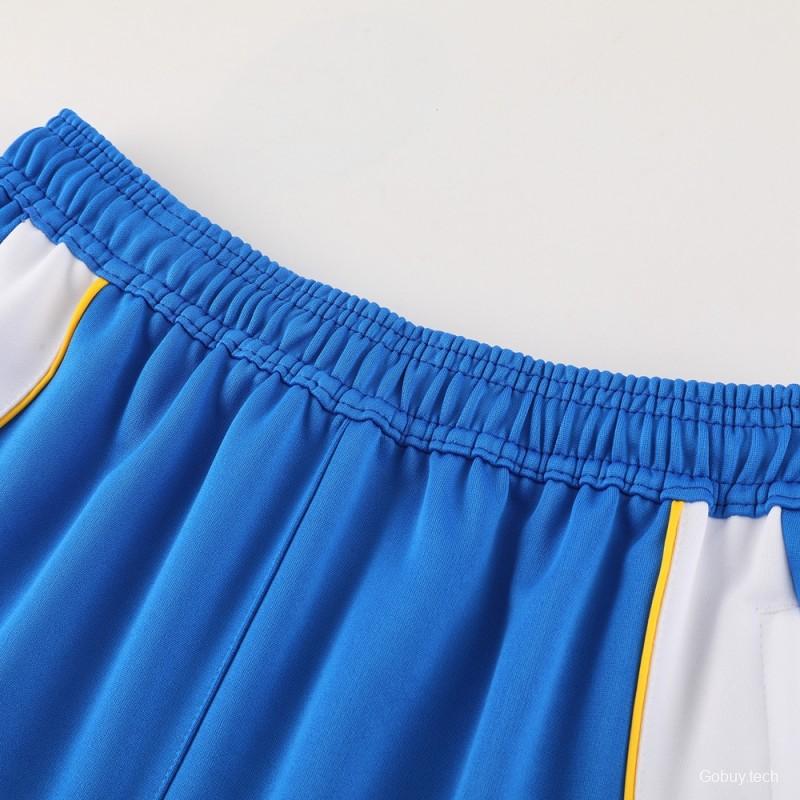 24/25 Boca Juniors Blue Hoodie Full Zipper Jacket +Long Pants