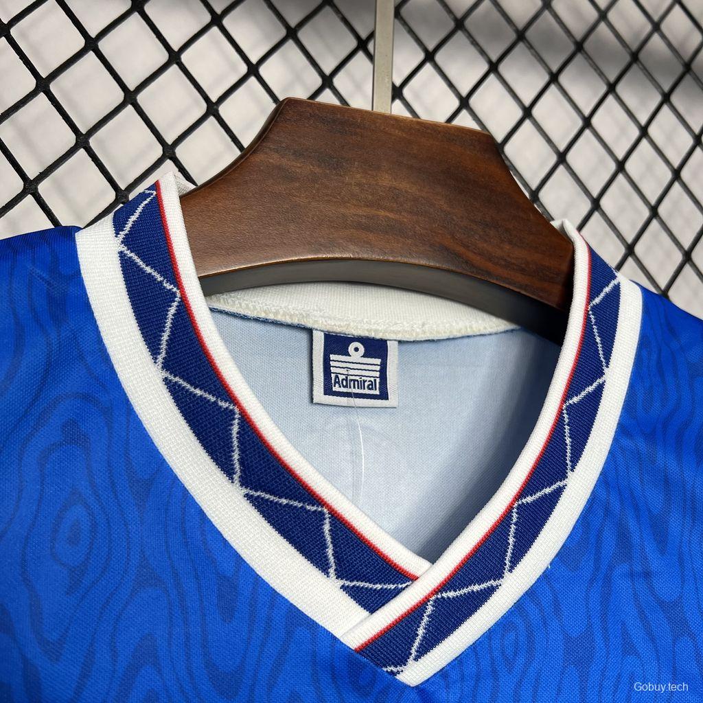 Retro 90/92 Glasgow Rangers Home Jersey