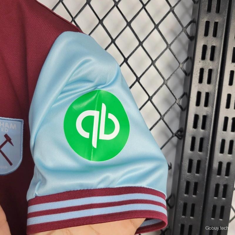 24/25 Kids West Ham United Home Jersey