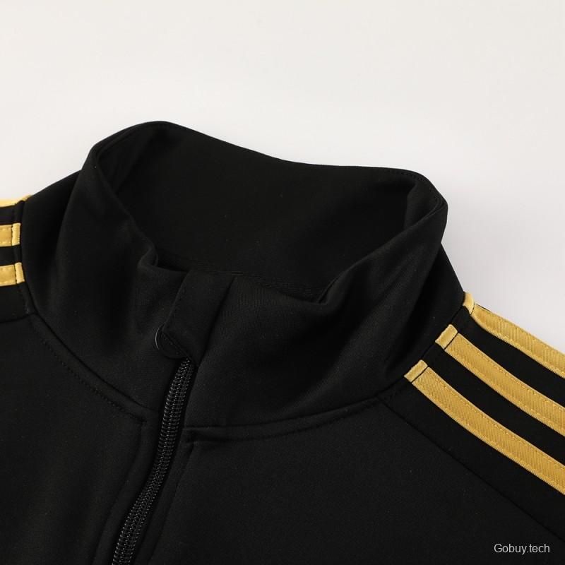 2024 Adidas Black Full Zipper Jacket +Long Pants