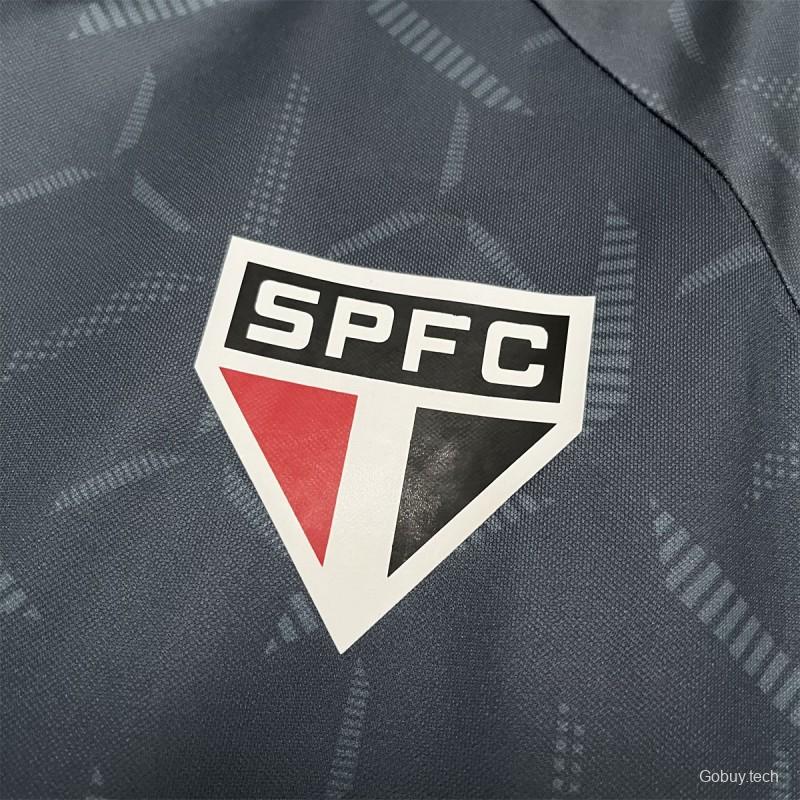 25/26 Sao Paulo Training Jersey Grey Jersey S-XXXXL