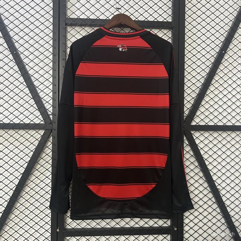 25/26 Long Sleeve Flamengo Home Jersey