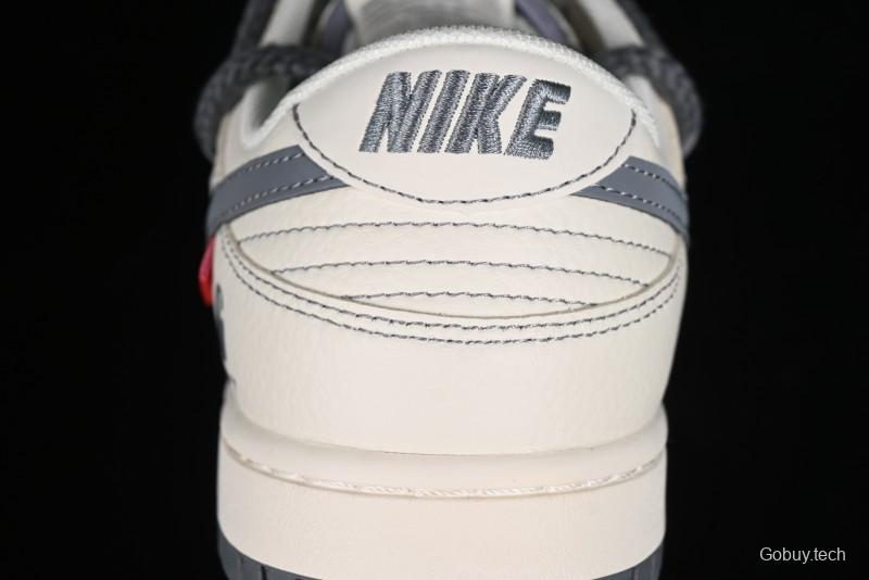 Nike SB Dunk Low Carhartt Collaboration - Strap Grey Hook Anniversary High-End Custom Low-Top Casual Skate Shoes - SJ2068-266