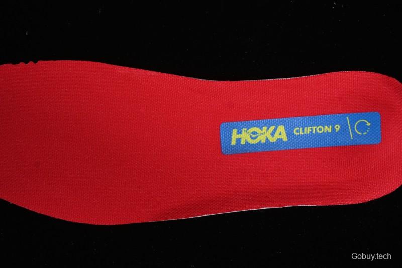 HOKA ONE ONE Clifton 9 Lightweight Knit Mesh Running Shoes with Enhanced Cushioning - 1127895 BVR
