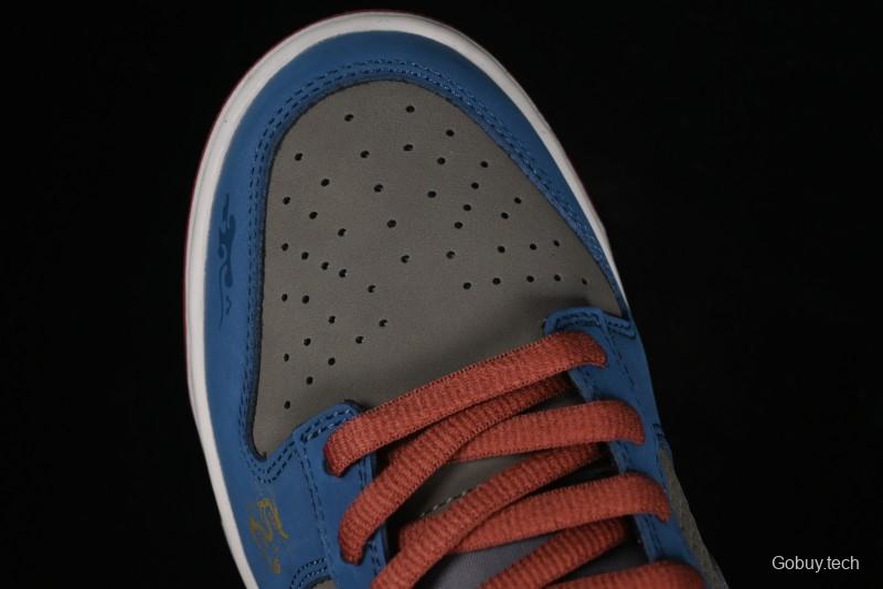 Nike Dunk Low Retro Deconstructed Casual Sneakers with Cloud and Dragon Patterns Inspired by Black Myth: Wukong Game - DV2433-109