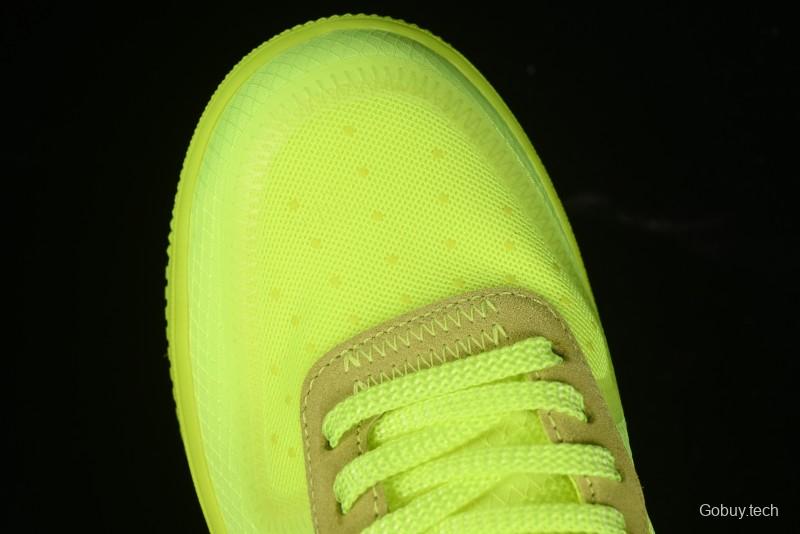 Nike Off White x Air Force 1 Low OW Transparent Yellow Sneakers - AO4606-700