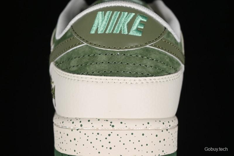 Nike SB Dunk Low Stussy Anniversary Custom Premium Low-Top Casual Sneakers - DQ1098-396