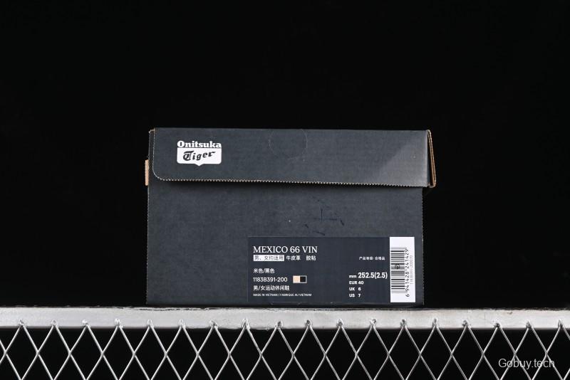Onitsuka Tiger Mexico 66 Low-Top Leather Sneakers for Casual Running - 1183B391-200