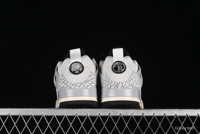 Nike Jordan Spizike Low AJ Hybrid Elements All Black Crackle Casual Sneakers - HQ1191-011