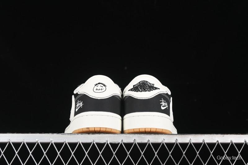 Nike Travis Scott x Fragment Design x Air Jordan 1 Low OG SP AJ1 Retro Sneakers - JH6089-004
