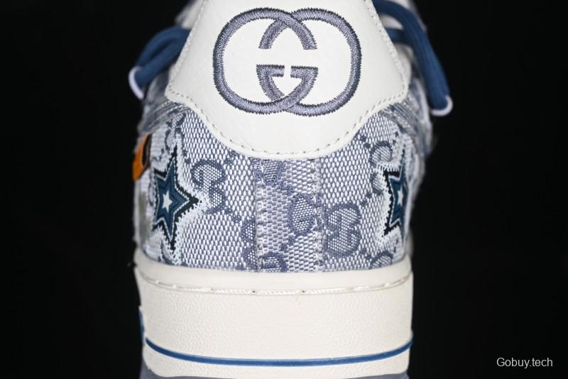Nike Air Force 1 '07 Low Blue Star Casual Sneakers - BD0077-222