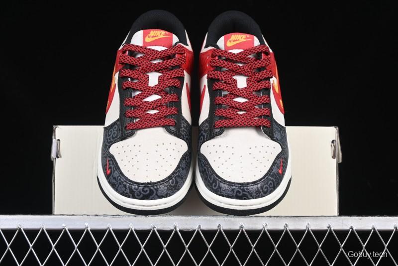 Nike SB Dunk Low Year of the Snake Series - Dual-Tone Swoosh with Hidden Pattern - DJ2024-080