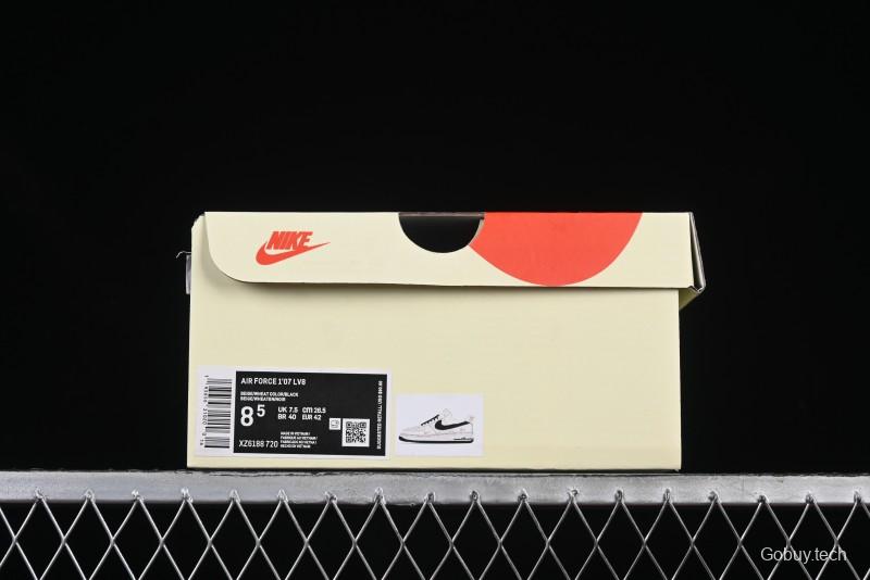 Nike Air Force 1 '07 Low Stussy Collaboration Rose Gold Embroidery Low-Top Casual Sneakers - XZ6188-720