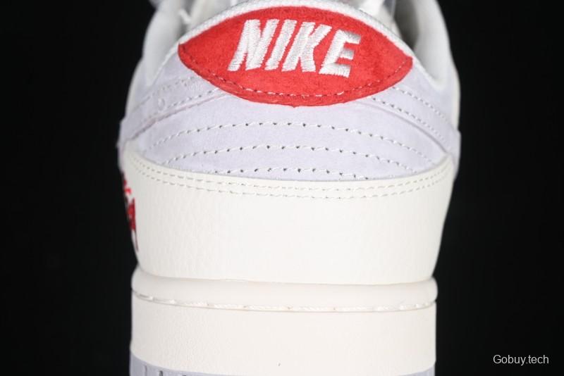 Nike SB Dunk Low Stussy Collaboration Anniversary Custom Low-Top Casual Sneakers - FC1688-206