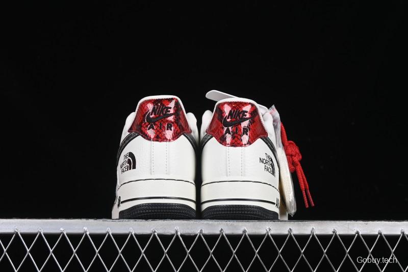Nike Air Force 1 '07 Low The North Face Collaboration Year of the Snake Limited Edition Silver Snake Casual Sneakers - CH6336-521