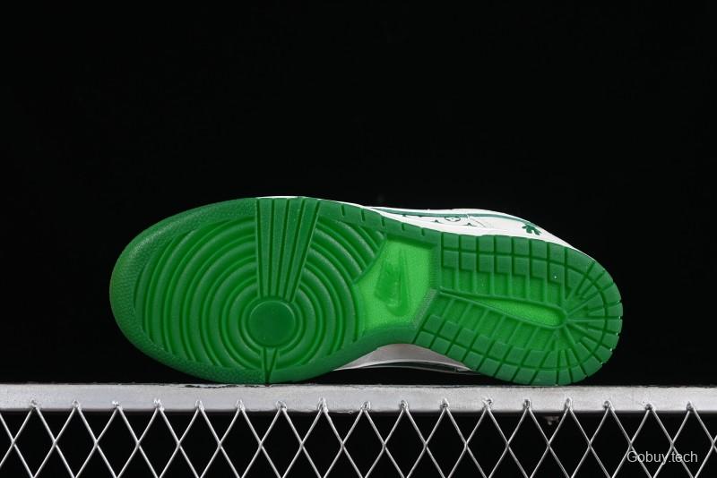 Nike SB Dunk Low LV Collaboration - Beige Green Violent Bear Anniversary High-End Custom Low-Top Casual Skate Shoes - SJ2068-241