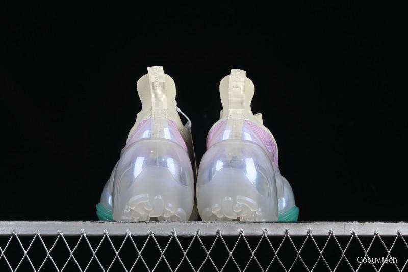 Grounds Big Bubble High Platform Sneakers in Cream Lilac - AJE5