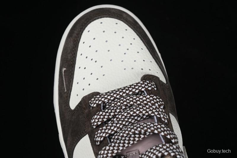 Nike SB Dunk Low The North Face Collaboration Black Brown Anniversary High-End Custom Low-Top Casual Skate Shoes - DJ2024-058