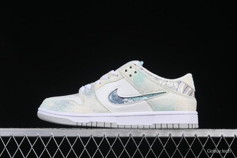 Nike Dunk Low CNY Year of the Dragon Limited Edition New Chinese Style Custom Steam Puppet - Third Prince White Aobing SB Low-top Casual Sneakers - DV0831-101