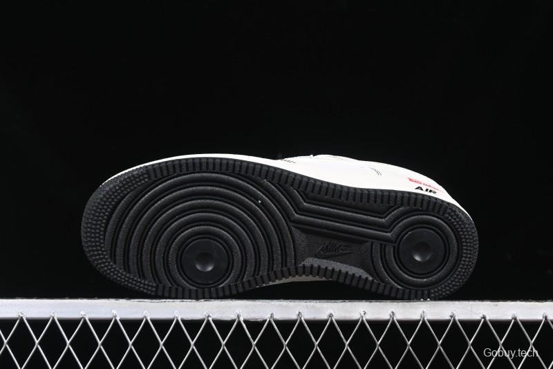 Nike Air Force 1 '07 Low Supreme Collaboration Casual Sneakers with Full-Length Air Cushion - BB7518-012