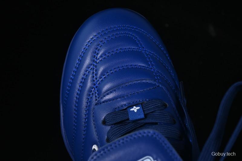 Louis Vuitton Footprint Soccer Low-Top Lifestyle Sneakers Blue - AJF6
