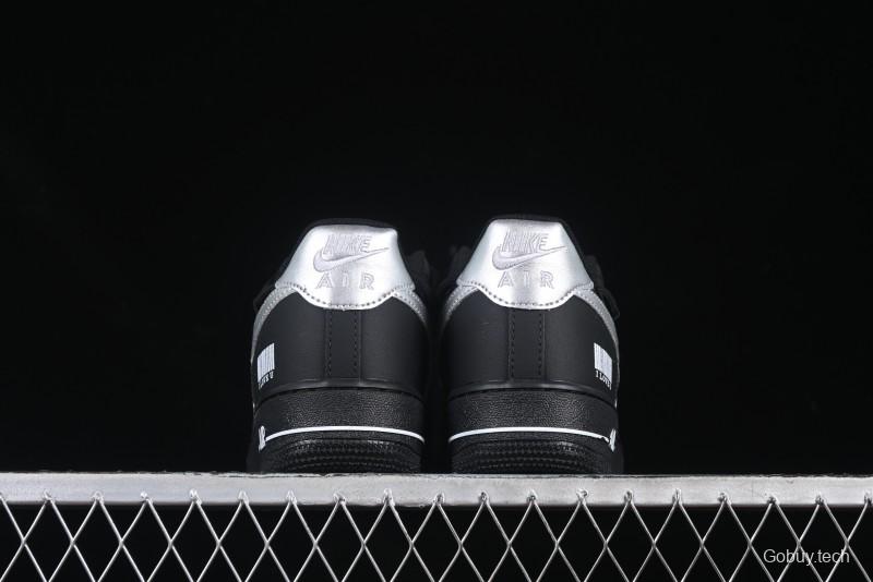 Nike Air Force 1'07 Low Silver Wing Panda Casual Sneakers with Strap - ZH0316-064