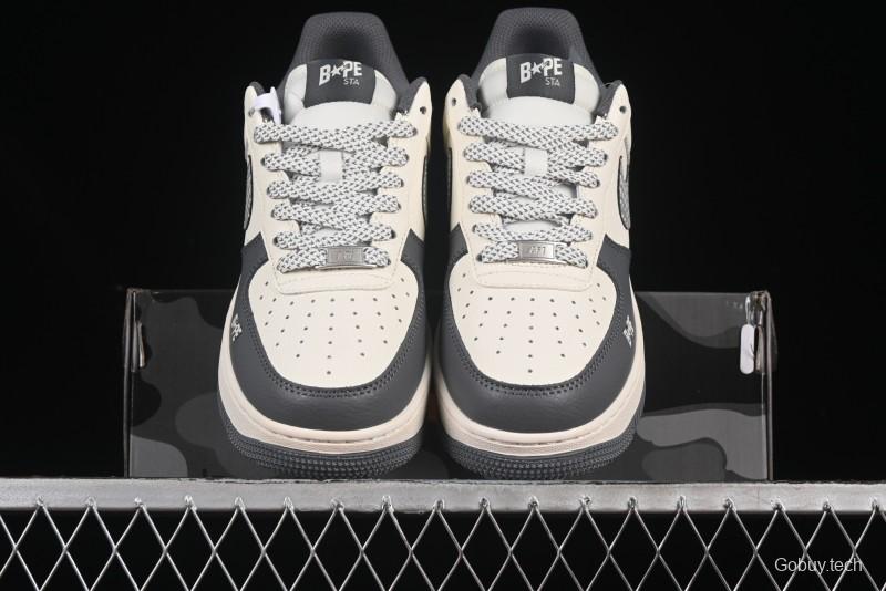 Nike Air Force 1 '07 Low Bape Collaboration Star Swoosh Casual Sneakers - XS1958-570