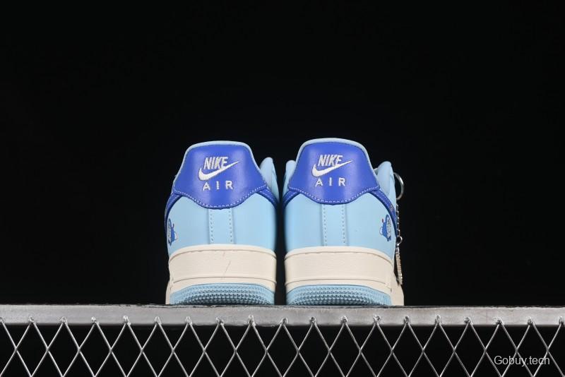 Nike Air Force 1'07 Low Doraemon Casual Sneakers with Full-Length Air Cushion - DF0188-059