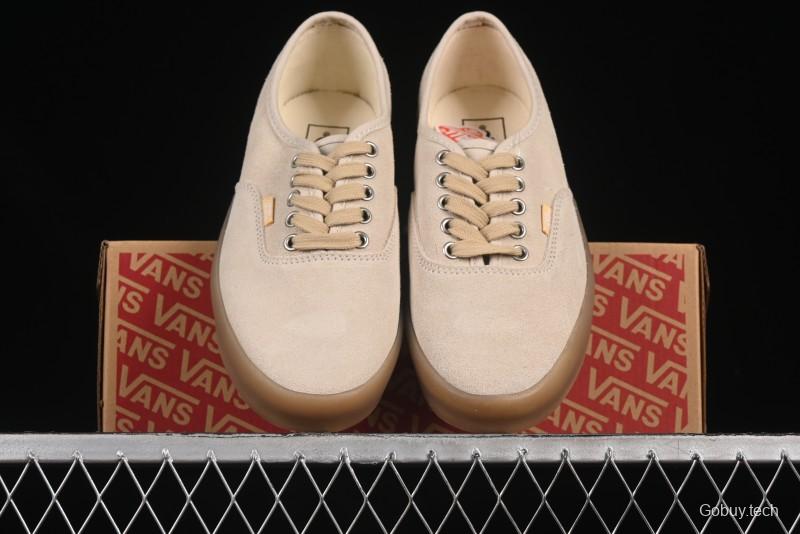 Vans Premium Authentic Suede Retro Sneakers with Translucent Rubber Sole - VN000CRQBYS