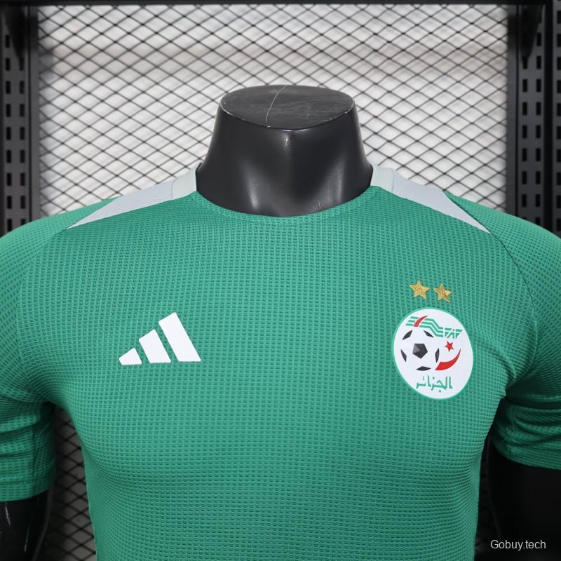 Player Version 2025 Algeria Green with Solid Color Jersey