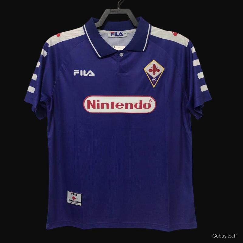 Retro 98/99 Fiorentina Home Soccer Jersey
