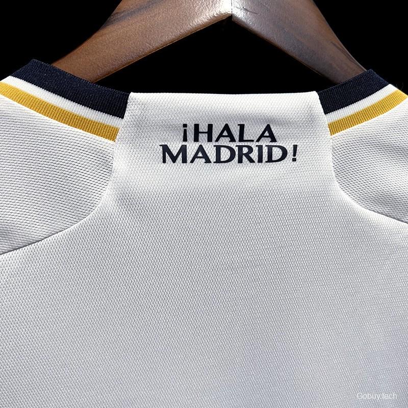 23/24 Real Madrid Home Long Sleeve Jersey