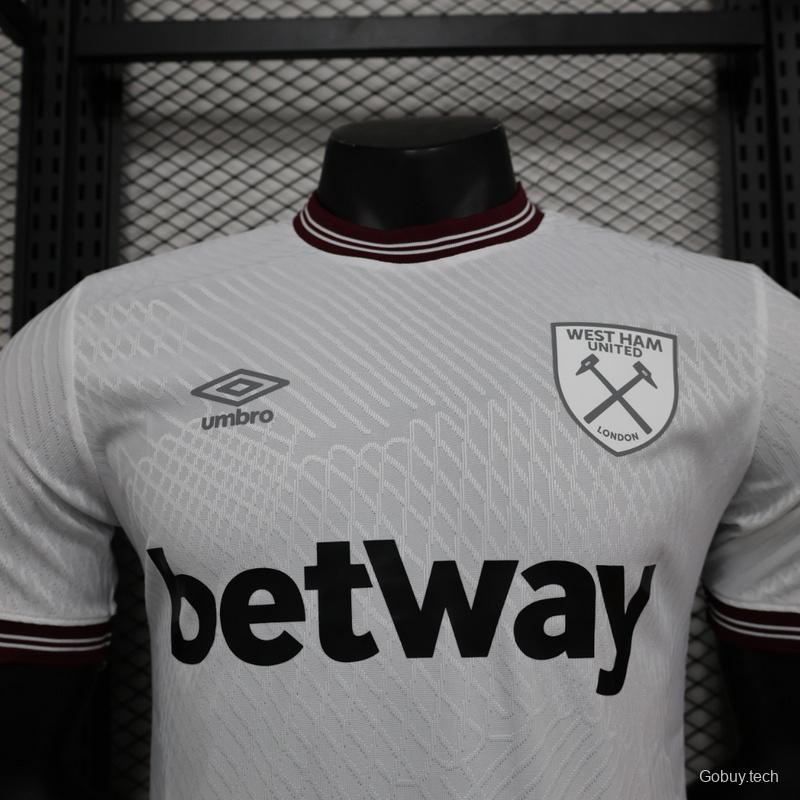 Player Version 23/24 West Ham United Away Jersey