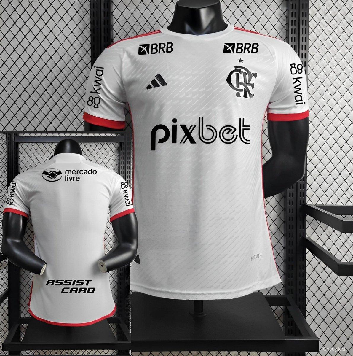 Player Version 24/25 Flamengo Away Jersey + All Sponsors