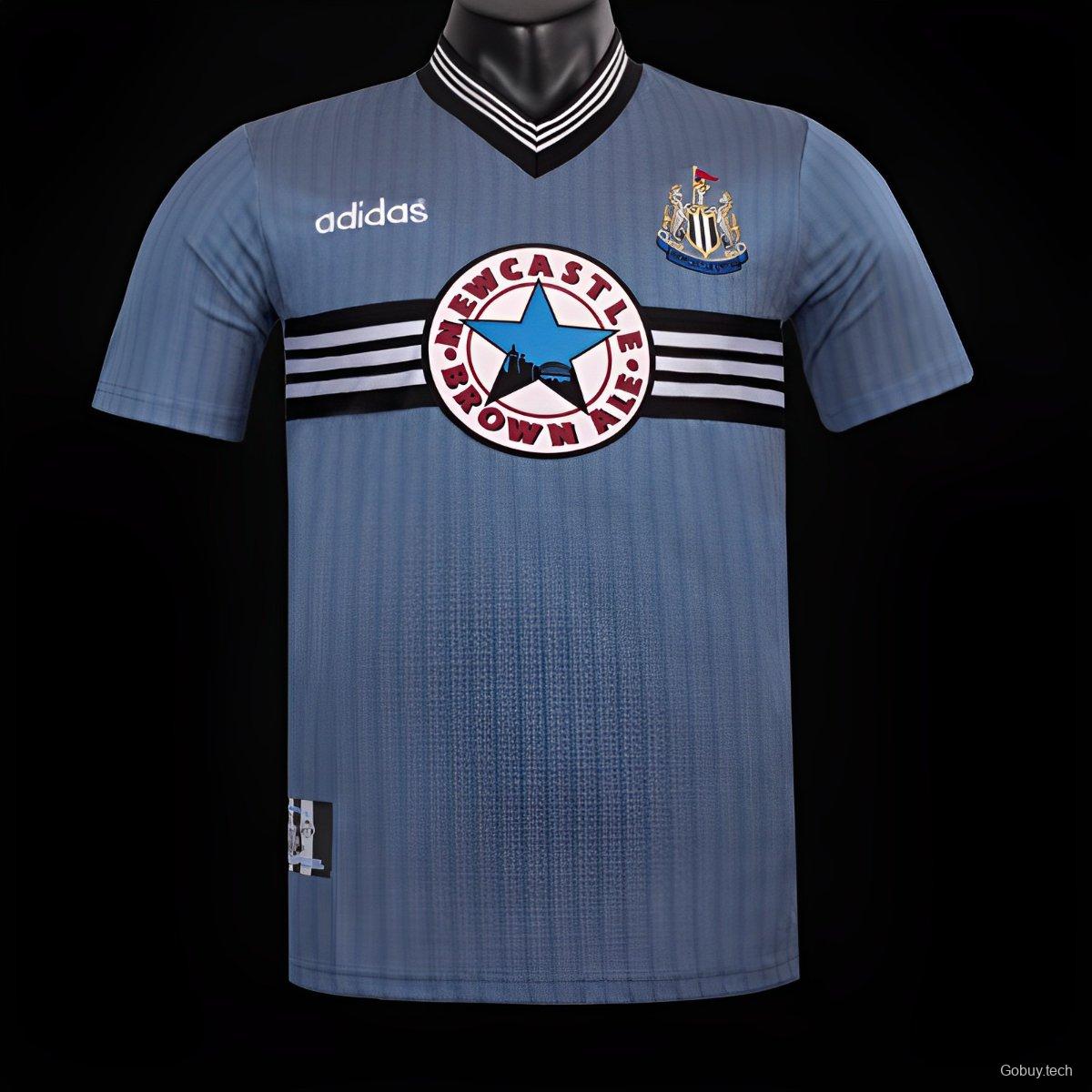 Retro 95/96 Newcastle United Away Grey Jersey