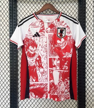 2024 Japan National Team Dragon Ball Z Limited Edition Red/White Jersey