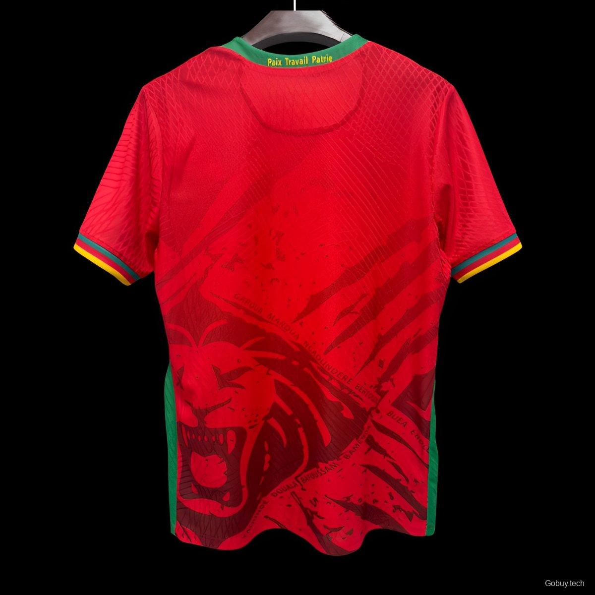Player Version 2025 Cameroon Away Red Jersey