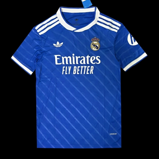 25/26 Real Madrid Third Blue Jersey