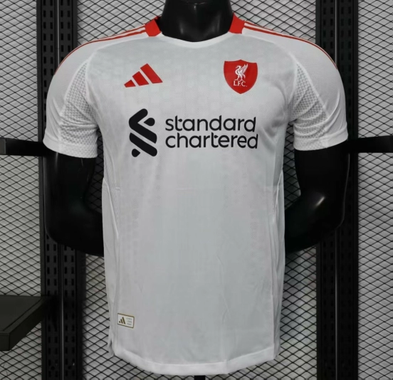 Player Version 25/26 Liverpool Away White Jersey